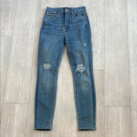 7 For All Mankind Aubrey in Hewes Skinny Jeans size 25 - Picture 2 of 16